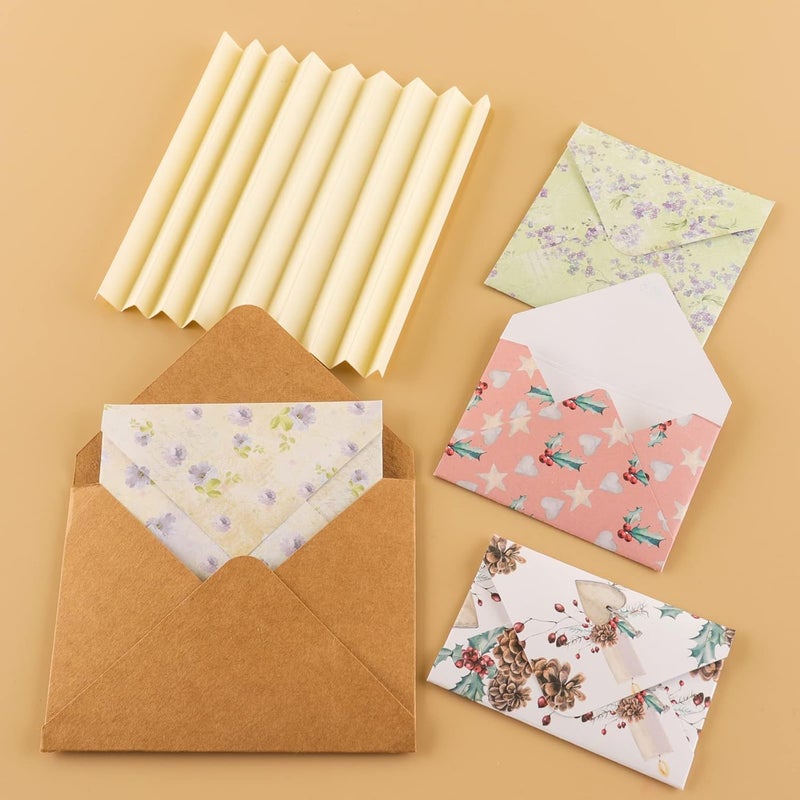 Briartw Craft Mini Scoring Board & Bone Folder Set Score and Fold Tool Multi-Purpose Score Board Envelope Maker Scrapbooking Embossing Craft Tool for Card Making,Measurement Including Cm and Inch - Image 5